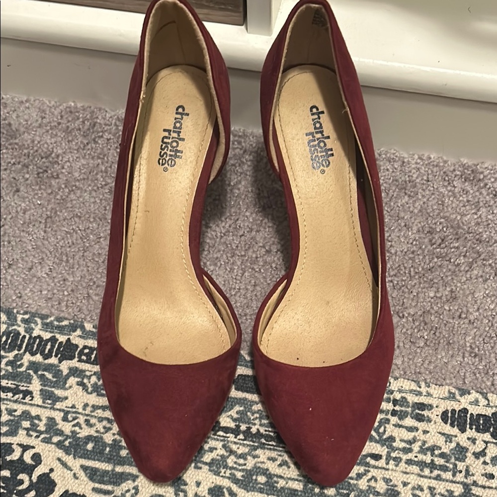 Charlotte Russe Red Heels Elegant Design